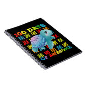 100 dagen van Awesome Turtle 100ste dag van school Notitieboek (Rechterzijde)