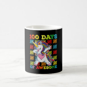 100 dagen van Awesome Unicorn 100ste dag van schoo Koffiemok