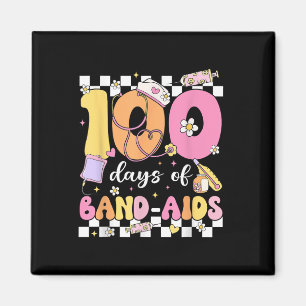 100 dagen van Band Aids School Nurse 100ste dag va Magneet