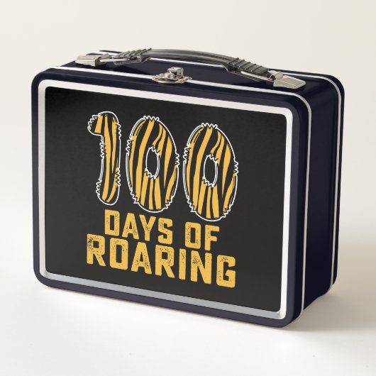 100 dagen van brullende tijger grappige 100ste dag (Voorkant)
