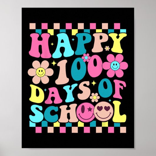 100 dagen van de 100e dag van de Kinderen op schoo Poster (Voorkant)