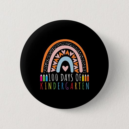 100 dagen van de 100e schooldag in T Ronde Button 5,7 Cm (Voorkant)