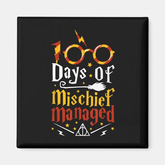 100 dagen van de 100e schooldag magneet (Voorkant)