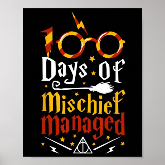 100 dagen van de 100e schooldag poster (Voorkant)