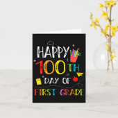 100 dagen van de 100e schooldag van de eerste graa kaart (Gele Bloem)