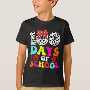 100 dagen van de Dalmatische hond van de school 10 T-shirt