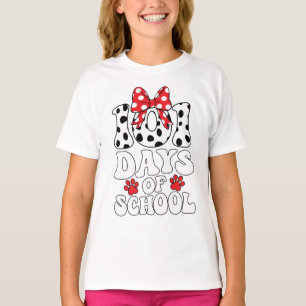 100 dagen van de Dalmatische hond van de school 10 T-shirt