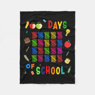 100 dagen van de eerste 100 dagen van de schooller fleece deken