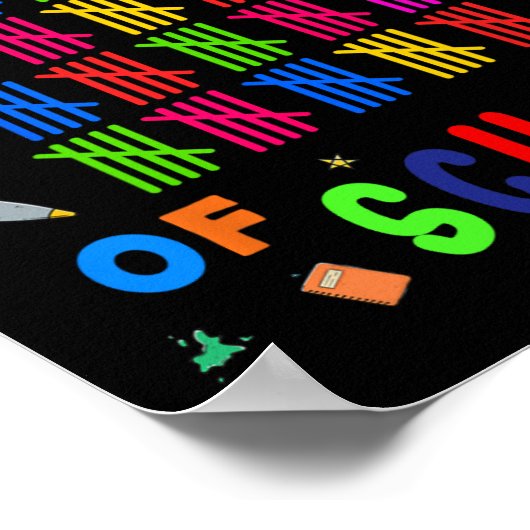 100 dagen van de eerste 100 dagen van de schooller poster (Hoek)