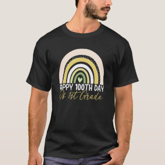 100 dagen van de eerste graad van de school regenb t-shirt