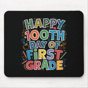100 dagen van de eerste klas docent Kinder 100e Muismat