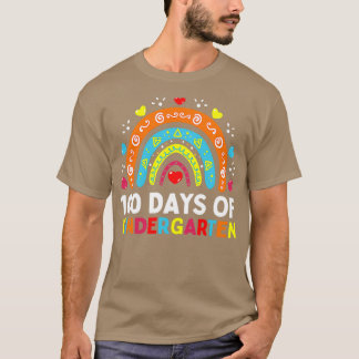 100 dagen van de leerkracht van de school Kinderga T-shirt