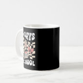 100 dagen van de leraar Coquette Bow 100ste dag Koffiemok (Voorkant links)