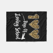 100 dagen van de liefdesschool fleece deken (Voorkant (Horizontaal))