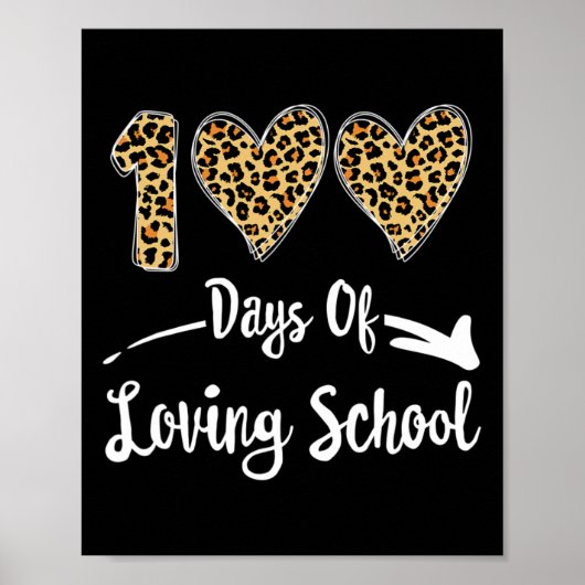 100 dagen van de liefdesschool poster (Voorkant)