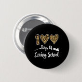 100 dagen van de liefdesschool ronde button 5,7 cm (Voorkant /achterkant)