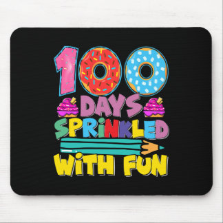 100 dagen van de school, bedrukt met vun cute cupc muismat