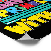 100 dagen van de school, bedrukt met vun cute cupc poster (Hoek)