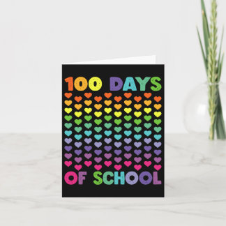 100 dagen van de school en nog steeds liefhebbend, kaart