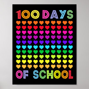 100 dagen van de school en nog steeds liefhebbend, poster