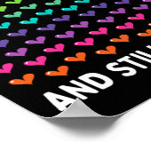 100 dagen van de school en nog steeds liefhebbend, poster (Hoek)