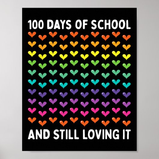 100 dagen van de school en nog steeds liefhebbend, poster (Voorkant)