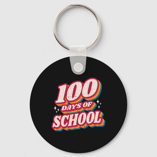 100 dagen van de school en nog steeds liefhebbend, sleutelhanger (Voorkant)