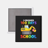 100 dagen van de School Graafmachine Thema voor ki Magneet (Voorkant / Achterkant)