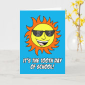 100 dagen van de school helderder kaart (Gele Bloem)