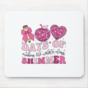 100 Dagen van de School Leraren Coquette Bow 100e Muismat