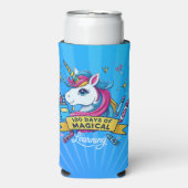 100 dagen van de School Magisch Leren Schattigee E Seltzer Blikjeskoeler (Seltzer Voorkant)