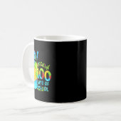 100 dagen van de School Puzzel Apple Autisme Bewus Koffiemok (Voorkant links)