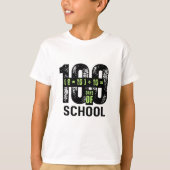 100 dagen van de School Wiskunde Magic Kinderen T- T-shirt (Voorkant)