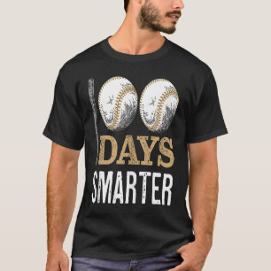 100 dagen van de schoolhonkbalpeuter gevierd door t-shirt