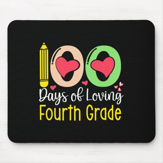 100 dagen van de vierde graad van 100e schooldag t muismat (Voorkant)