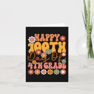100 dagen van de vierde klas van de Kind Gir Kaart