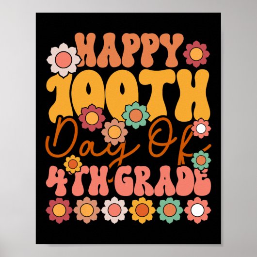 100 dagen van de vierde klas van de Kind Gir Poster (Voorkant)