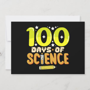 100 dagen van de wetenschap 100ste dag van de scho kaart