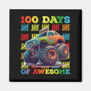 100 dagen van een geweldige monstertruck 100ste da magneet