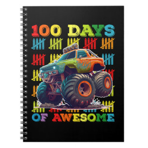 100 dagen van een geweldige monstertruck 100ste da notitieboek