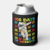 100 dagen van geweldige astronaut 100ste dag van s blikjeskoeler (Blikje Voorkant)