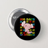 100 dagen van geweldige Axolotl 100ste dag van sch Ronde Button 5,7 Cm (Voorkant /achterkant)