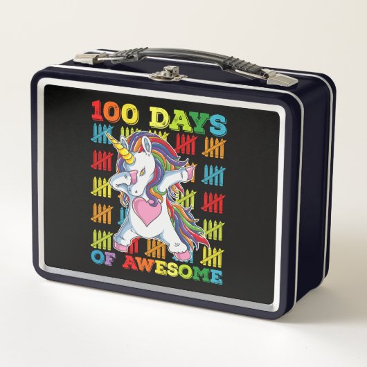 100 dagen van Geweldige eenhoorn 100ste schooldag (Voorkant)