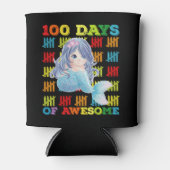 100 dagen van Geweldige zeemeermin 100ste schoolda Blikjeskoeler (Voorkant)
