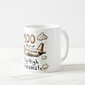 100 dagen van hemelse dromen! koffiemok (Voorkant rechts)