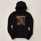 100 dagen van het derde leerjaar hoodie (Design voorkant)