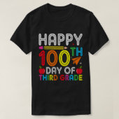 100 dagen van het derde leerjaar t-shirt (Design voorkant)