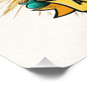 100 dagen van het Leren Kleurrijk Educatief Ontwer Perfect Poster (Hoek)