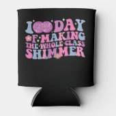 100 dagen van het maken van de gehele klas shimmer blikjeskoeler (Voorkant)