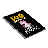 100 dagen van het maken van een verschil Eenhoorn  Notitieboek (Rechterzijde)